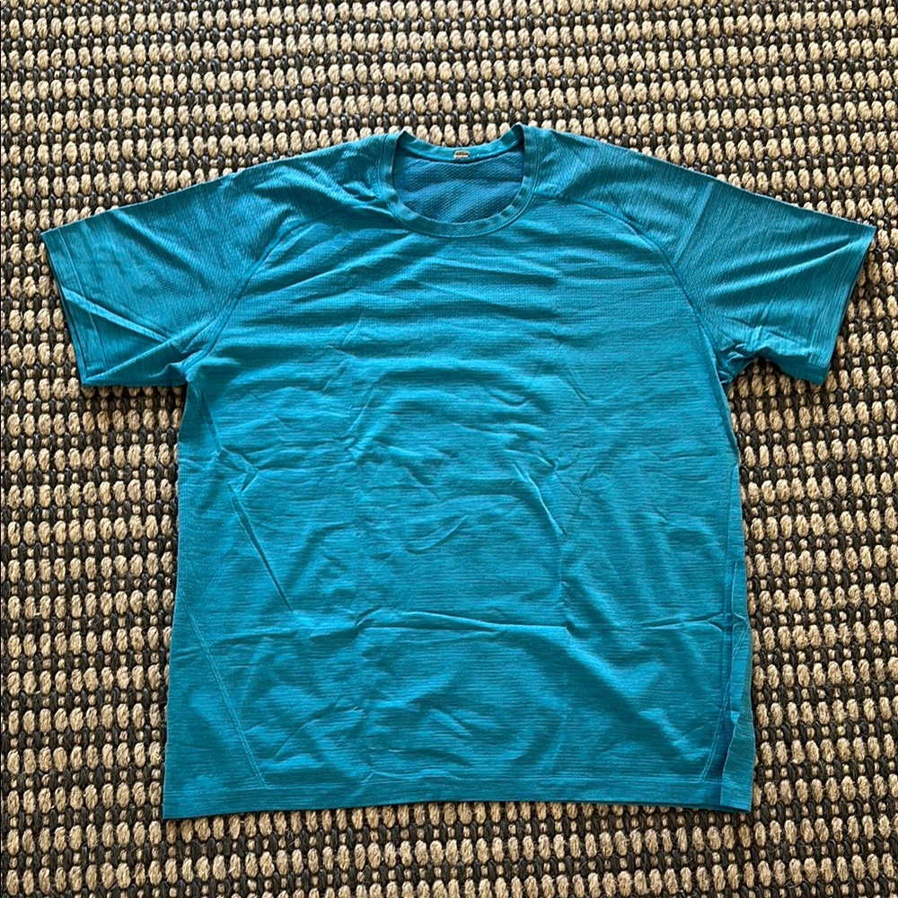 Lululemon Classic Blue Short Sleeve Tee